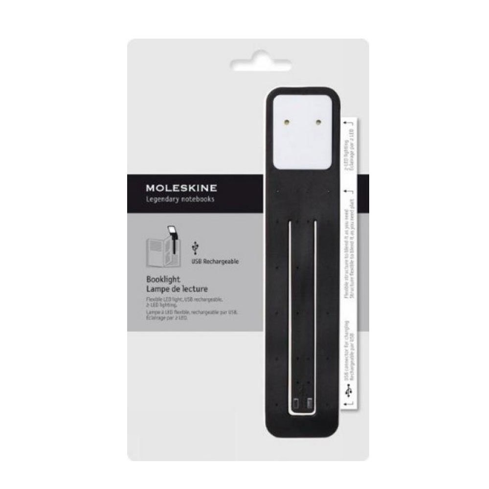 Moleskine - Booklight USB 2-LED Rechargeable Lighting NWT